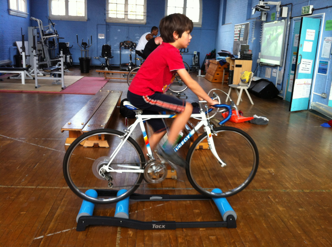 The secret to riding the rollers…